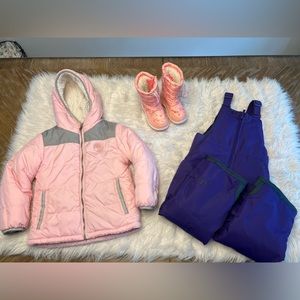 Winter Coat, Snow Pants and Boots